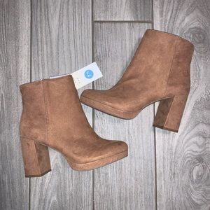 Women’s Suede Heeled Ankle Boots